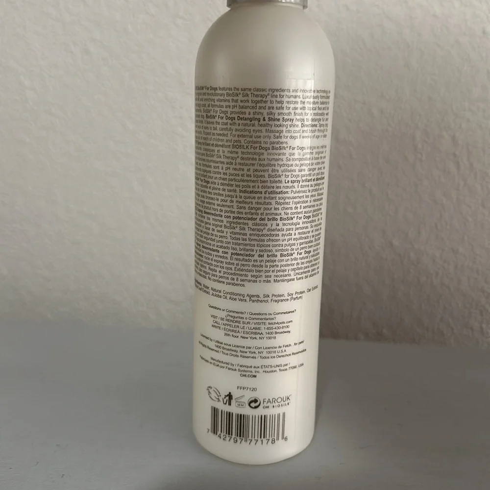 Biosilk Detangling & Shine Spray for Dogs
